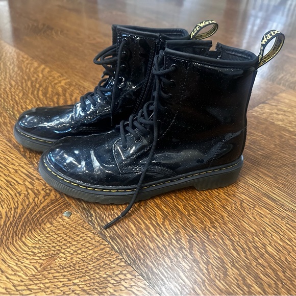Dr. Martens JUNIOR 1460 GLITTER LACE UP BOOTS - Picture 5 of 6